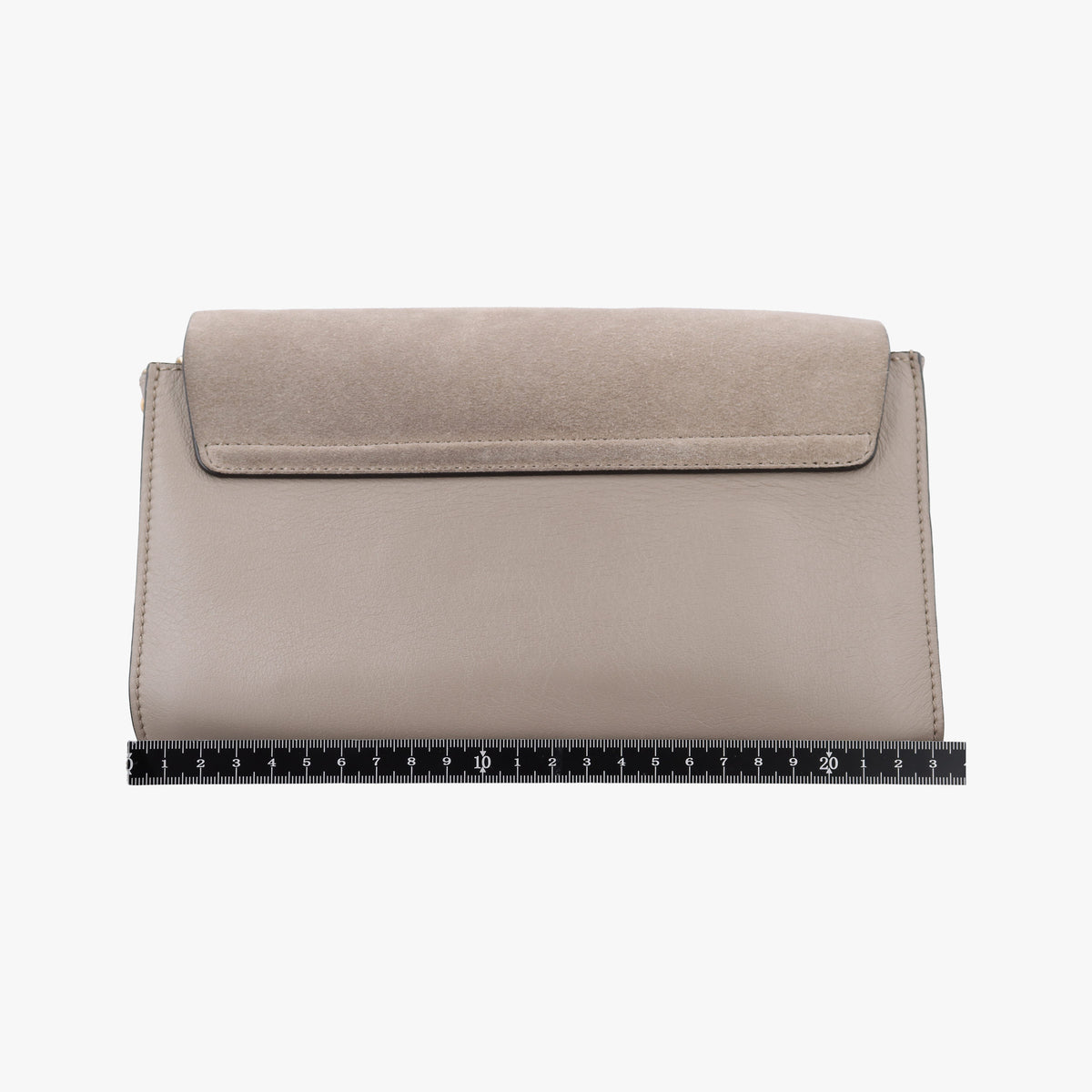 Pre-owned Chloe FAYE Grey Suede × leather  shoulderbag | stylenewstar