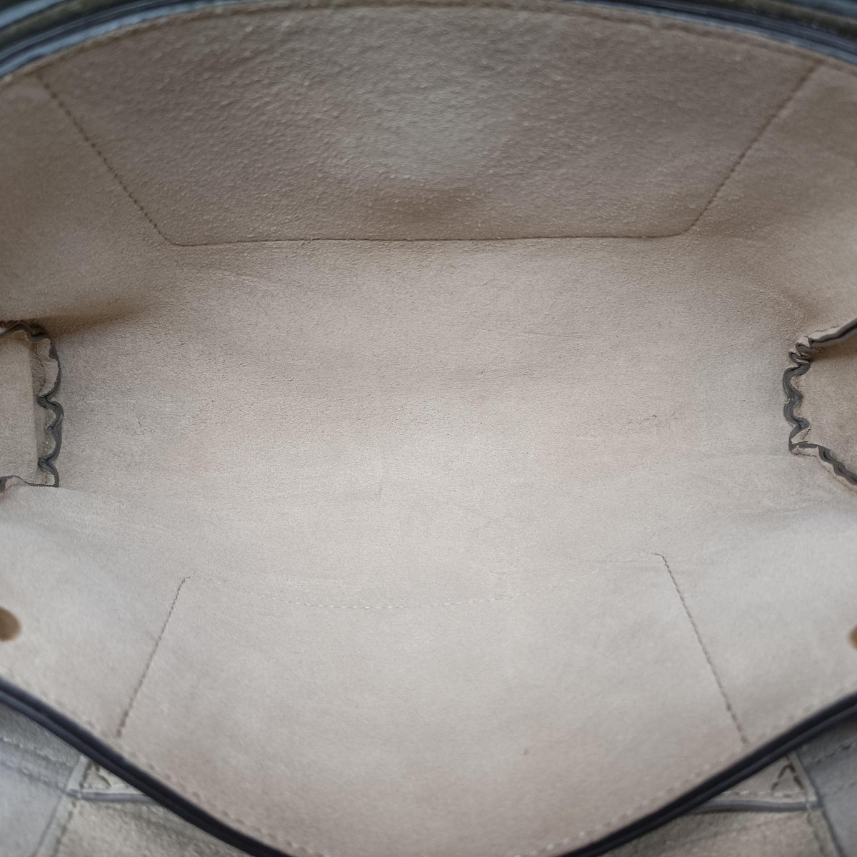 Pre-owned Chloe FAYE Grey Suede × leather  shoulderbag | stylenewstar