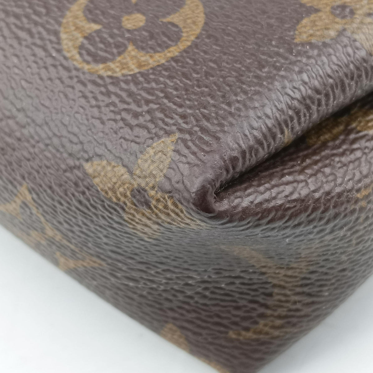 Vintage Louis Vuitton Pallas Clutch Brown x Cerise Monogram canvas M41638 shoulderbag | stylenewstar