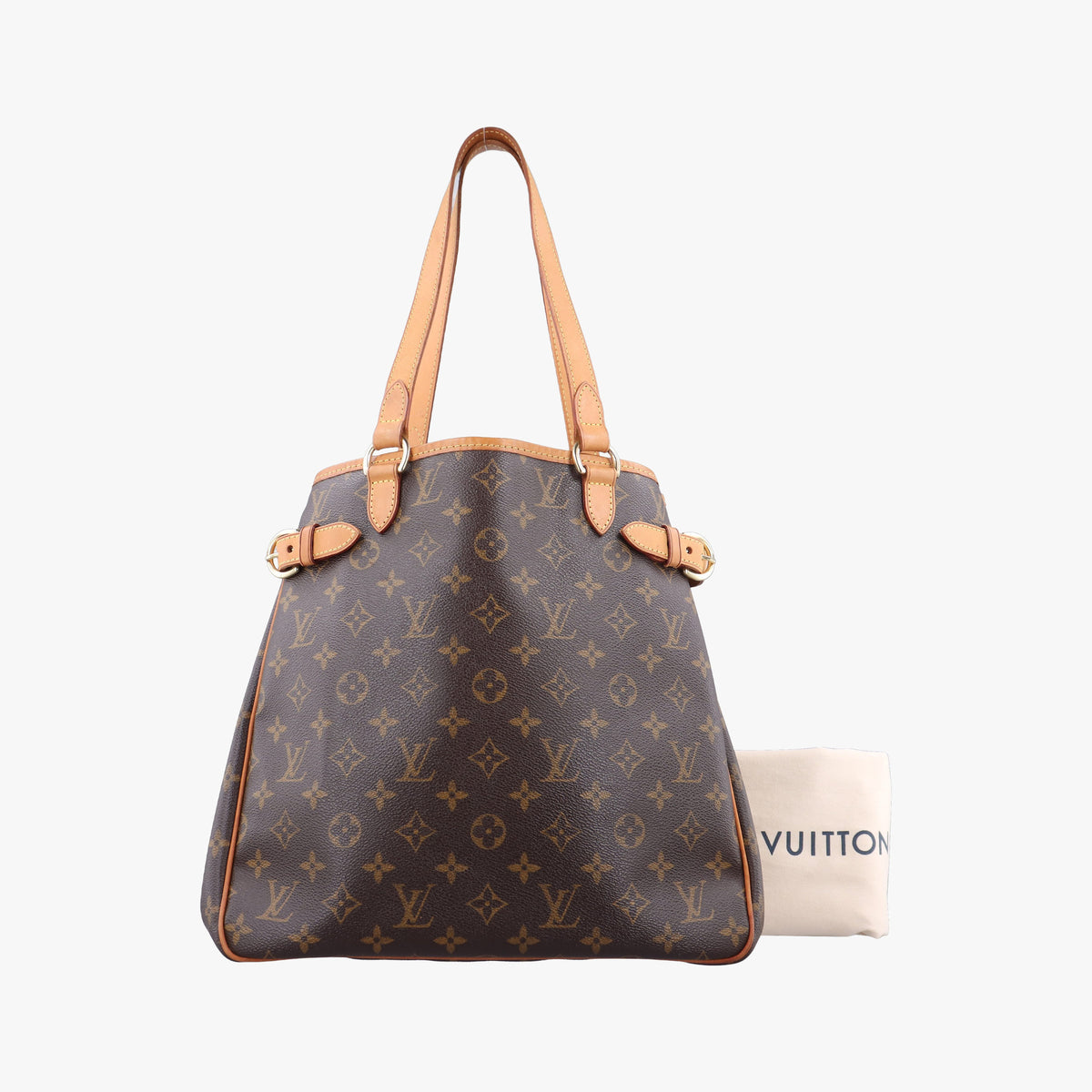 Pre-owned Louis Vuitton Batignolles Vertical Brown Monogram canvas M51153 shoulderbag | stylenewstar