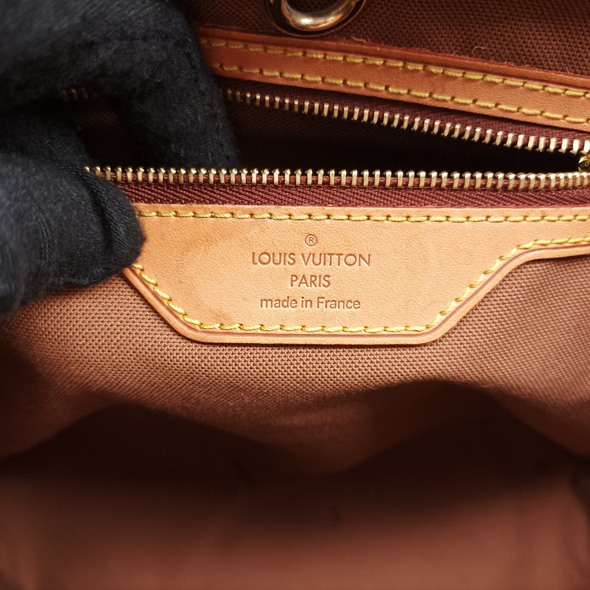 Pre-owned Louis Vuitton Batignolles Vertical Brown Monogram canvas M51153 shoulderbag | stylenewstar