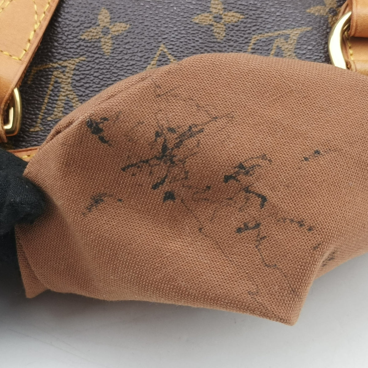 Pre-owned Louis Vuitton Batignolles Vertical Brown Monogram canvas M51153 shoulderbag | stylenewstar