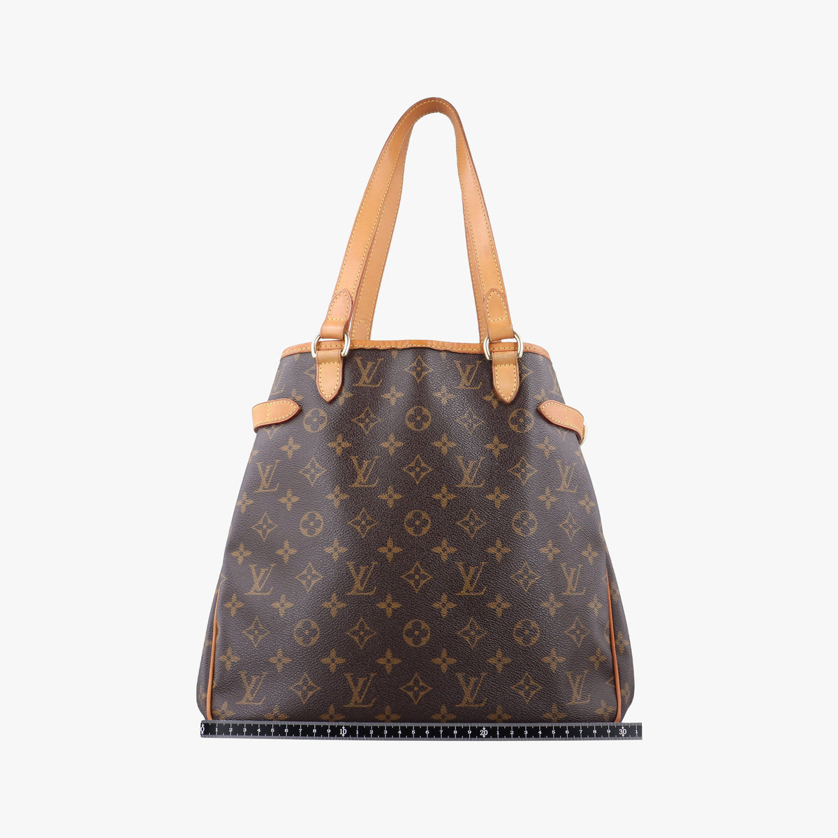 Pre-owned Louis Vuitton Batignolles Vertical Brown Monogram canvas M51153 shoulderbag | stylenewstar