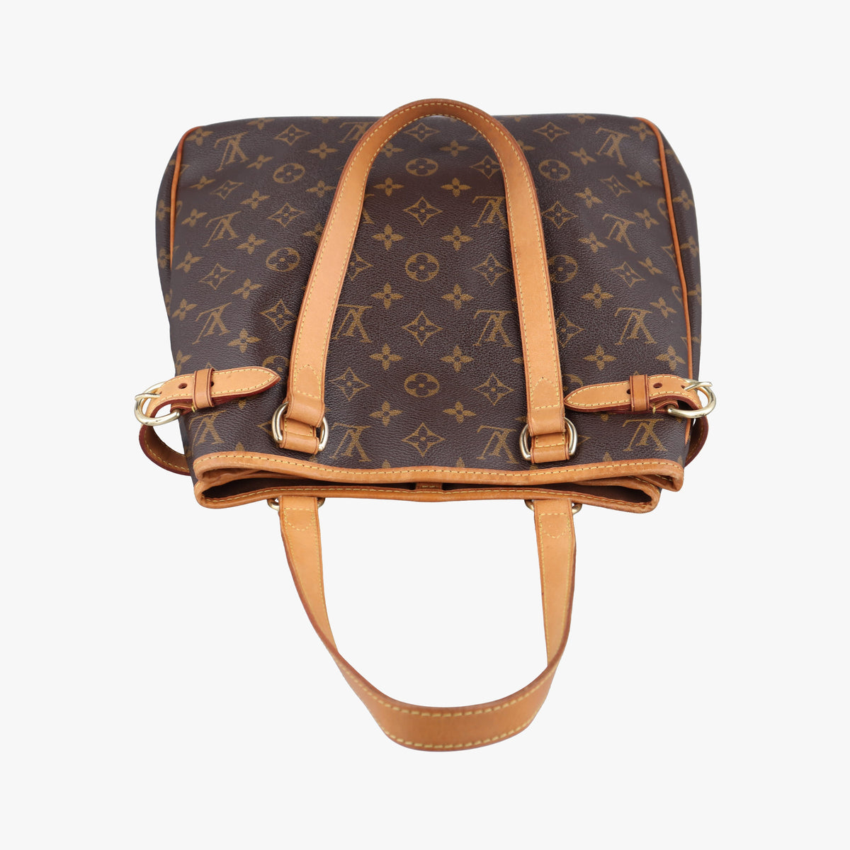 Pre-owned Louis Vuitton Batignolles Vertical Brown Monogram canvas M51153 shoulderbag | stylenewstar