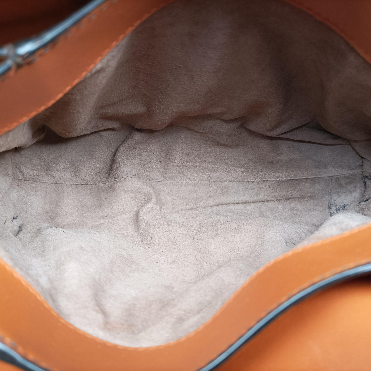 Pre-owned Bottega Veneta Piazza Orange leather  shoulderbag | stylenewstar