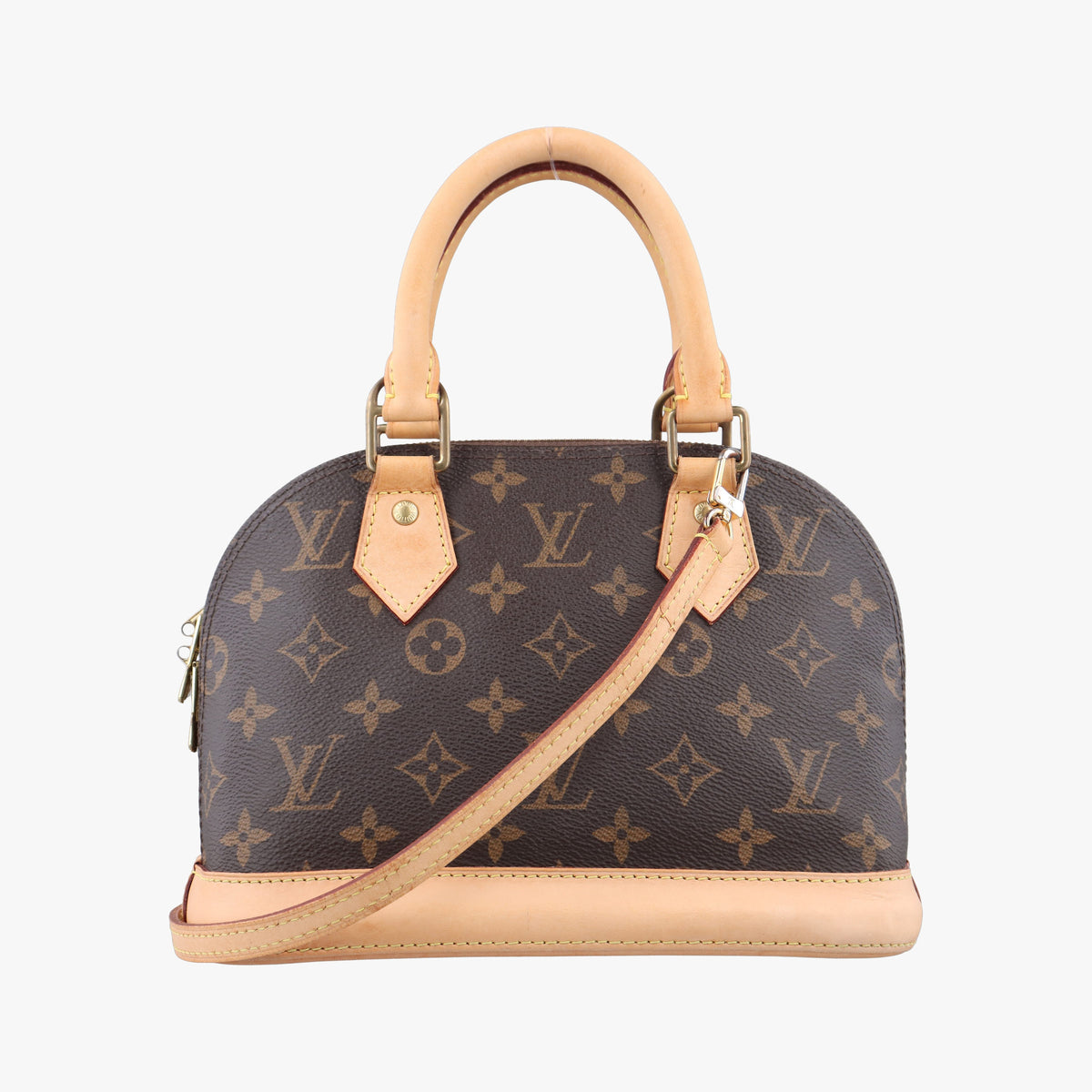 Pre-owned Louis Vuitton Alma BB　 Brown Monogram Canvas M53152 shoulderbag | stylenewstar