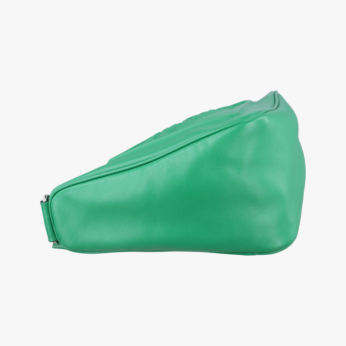 Vintage Prada triangle embossed logo Green Leather 1BH190 shoulderbag | stylenewstar