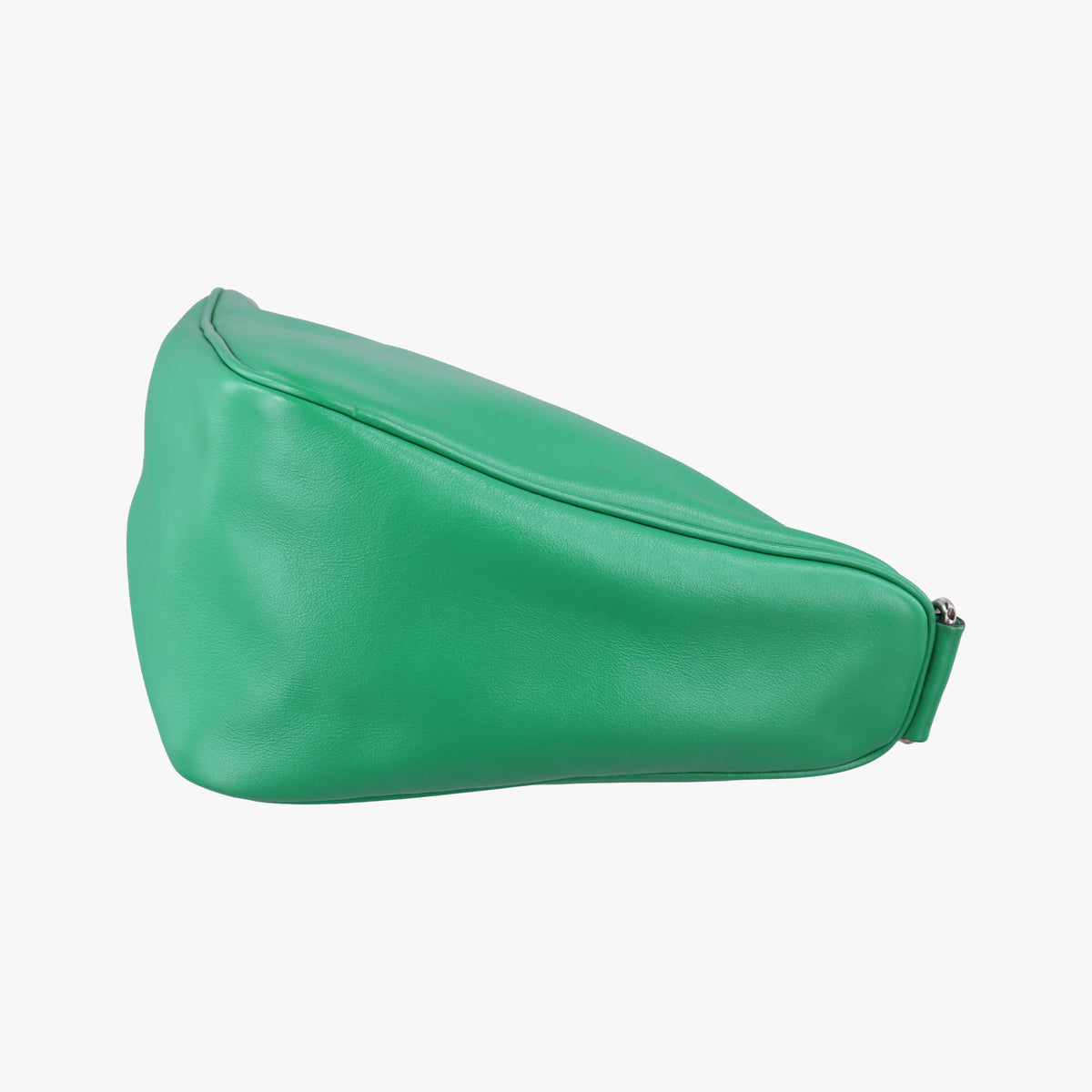 Vintage Prada triangle embossed logo Green Leather 1BH190 shoulderbag | stylenewstar