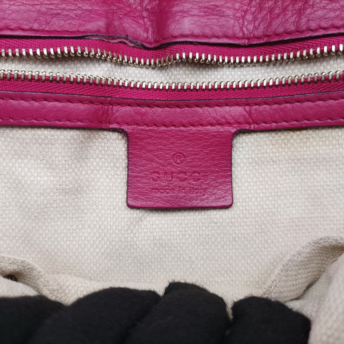 Secondhand Gucci SOHO Rose Leather 336752 shoulderbag | stylenewstar