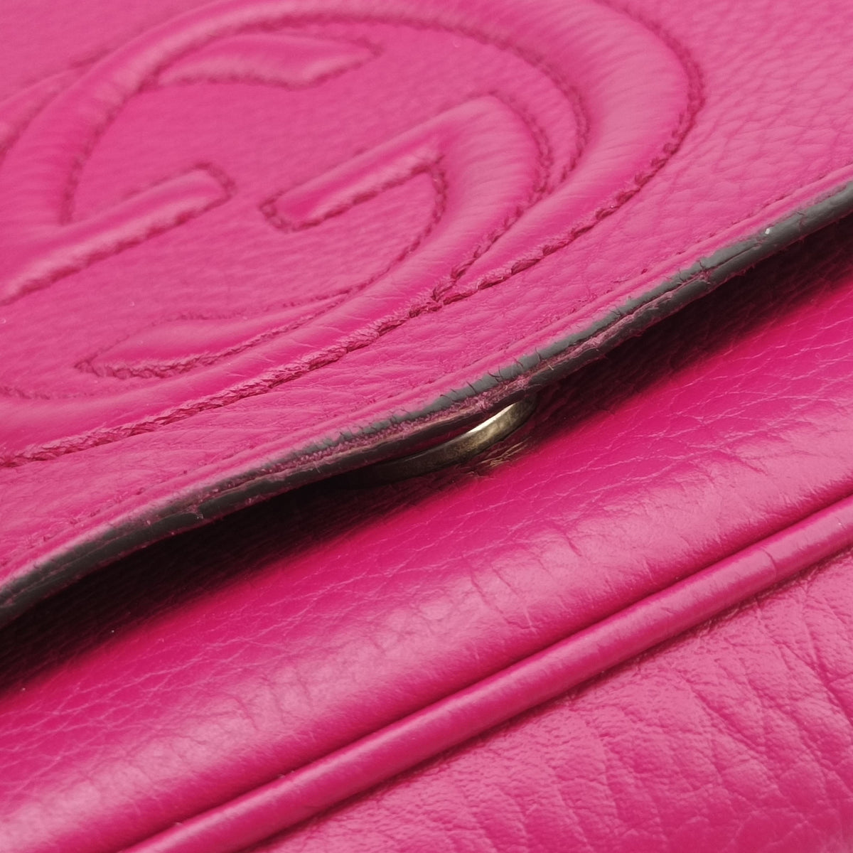 Secondhand Gucci SOHO Rose Leather 336752 shoulderbag | stylenewstar