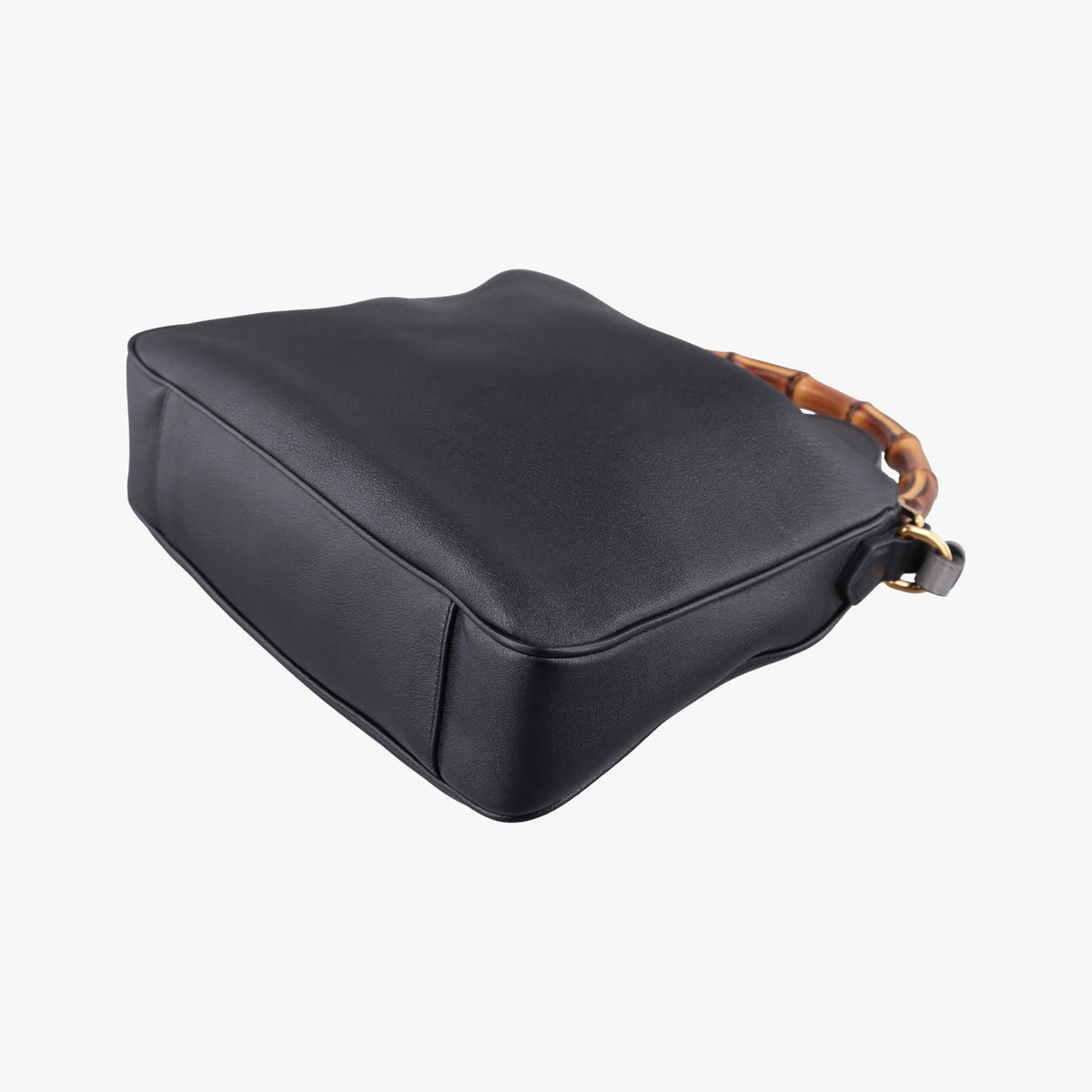 Pre-owned Gucci Bamboo Black Leather 746124 shoulderbag | stylenewstar