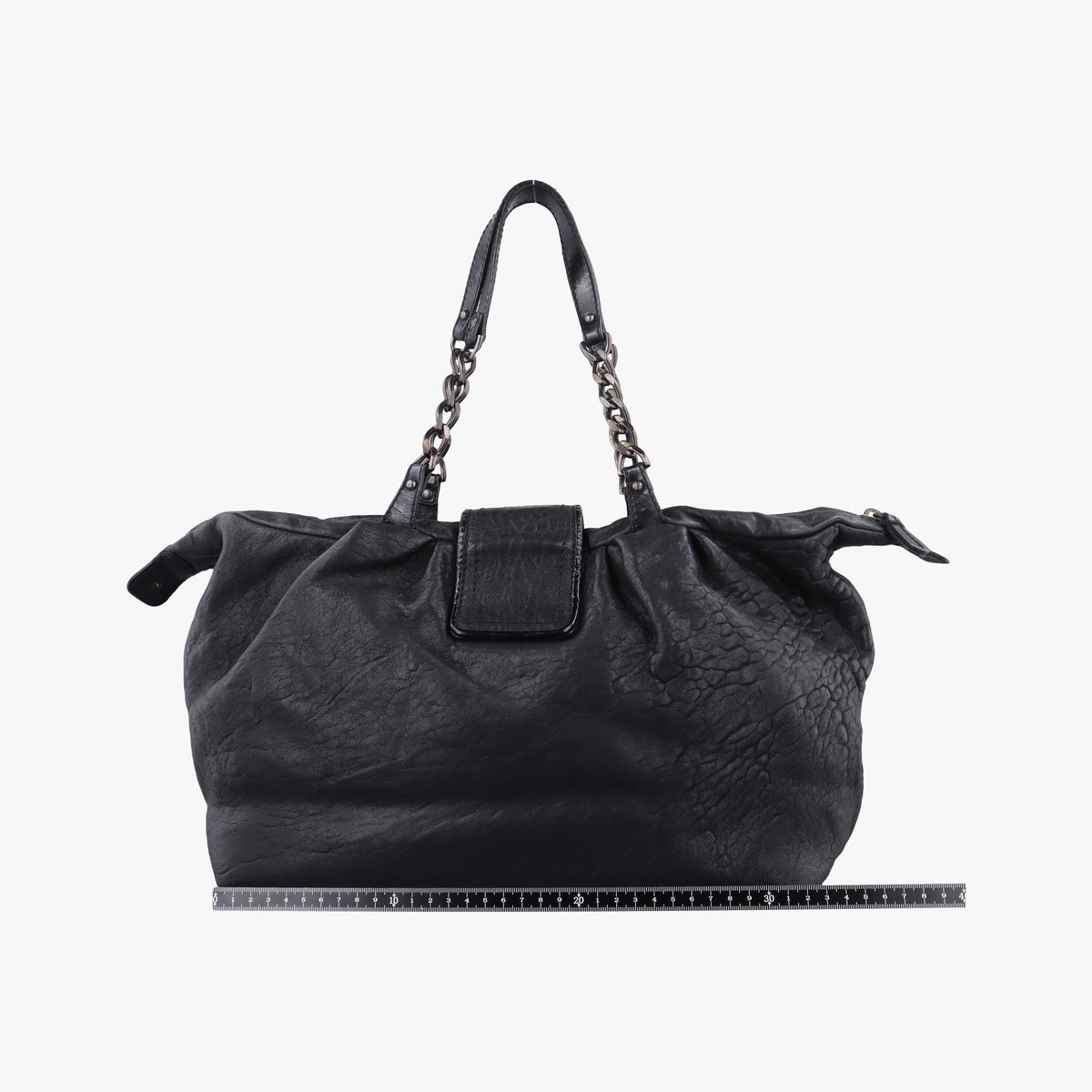Pre-owned Fendi Borsa B Black Leather 8BL102 shoulderbag | stylenewstar