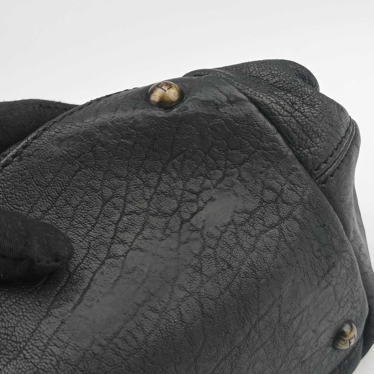 Pre-owned Fendi Borsa B Black Leather 8BL102 shoulderbag | stylenewstar