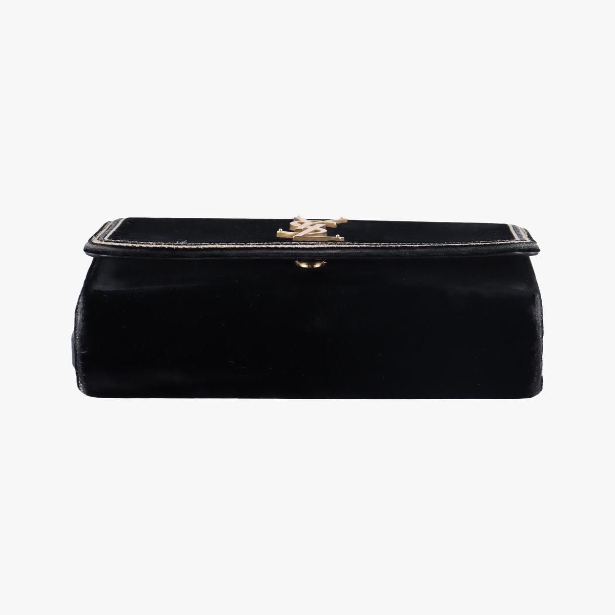 Pre-owned Yves Saint Laurent KATE Black velour 534396 bum bag/waist bag | stylenewstar