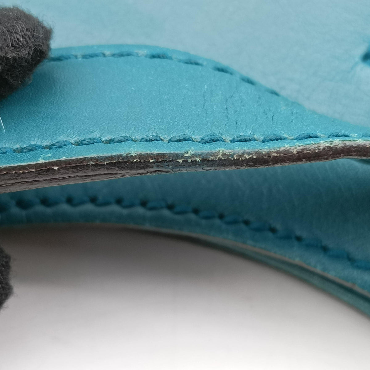 Pre-owned Gucci New Jackie Blue×Green Leather×canvas 124407 shoulderbag | stylenewstar