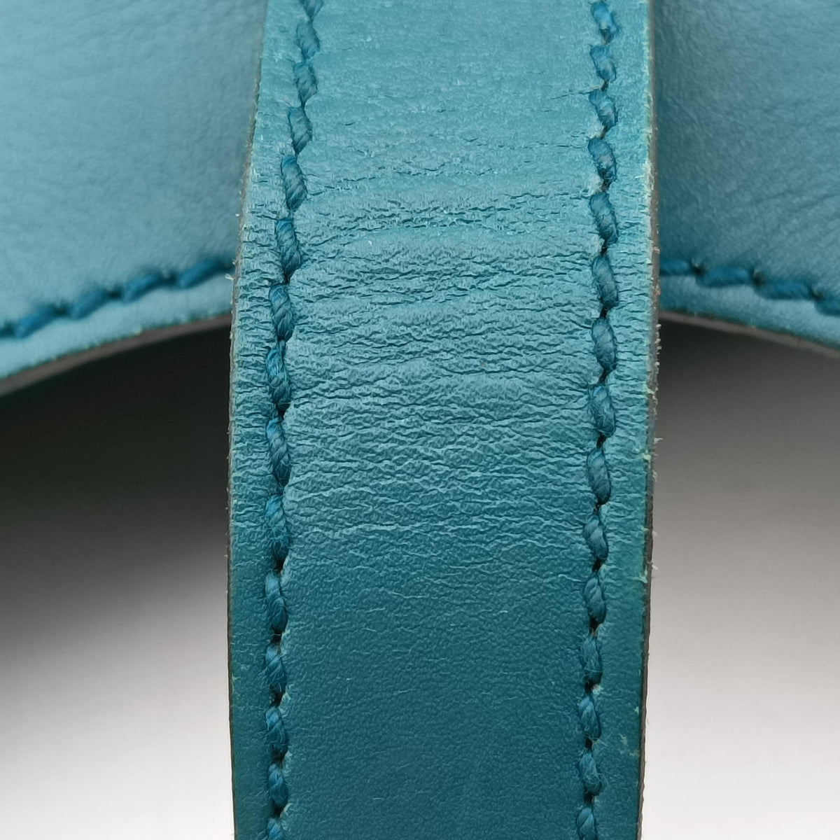 Pre-owned Gucci New Jackie Blue×Green Leather×canvas 124407 shoulderbag | stylenewstar