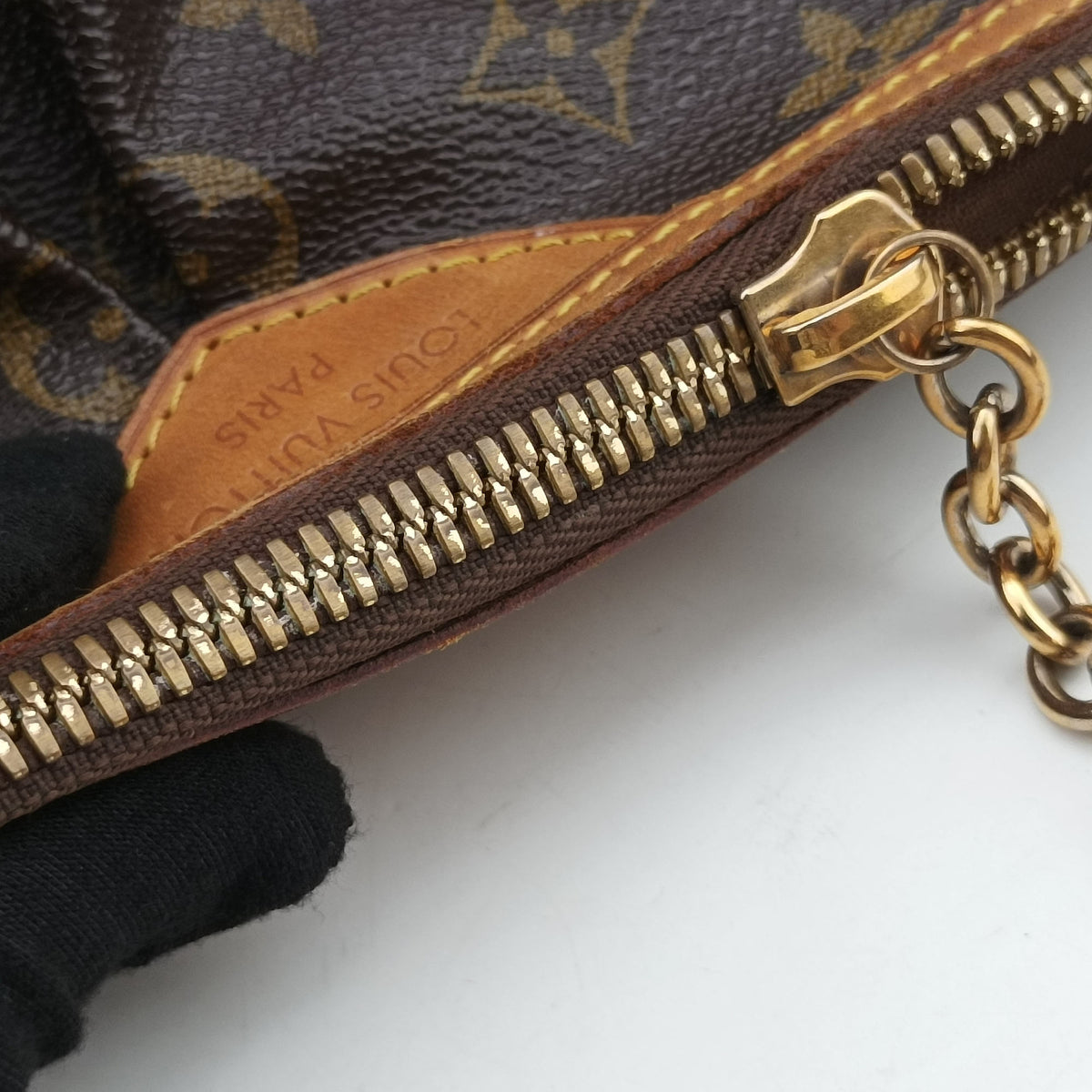 Pre-owned Louis Vuitton PALERMO PM brown Monogram Canvas M40145 shoulderbag | stylenewstar