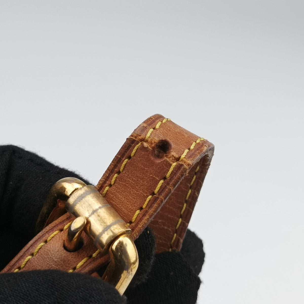 Pre-owned Louis Vuitton PALERMO PM brown Monogram Canvas M40145 shoulderbag | stylenewstar