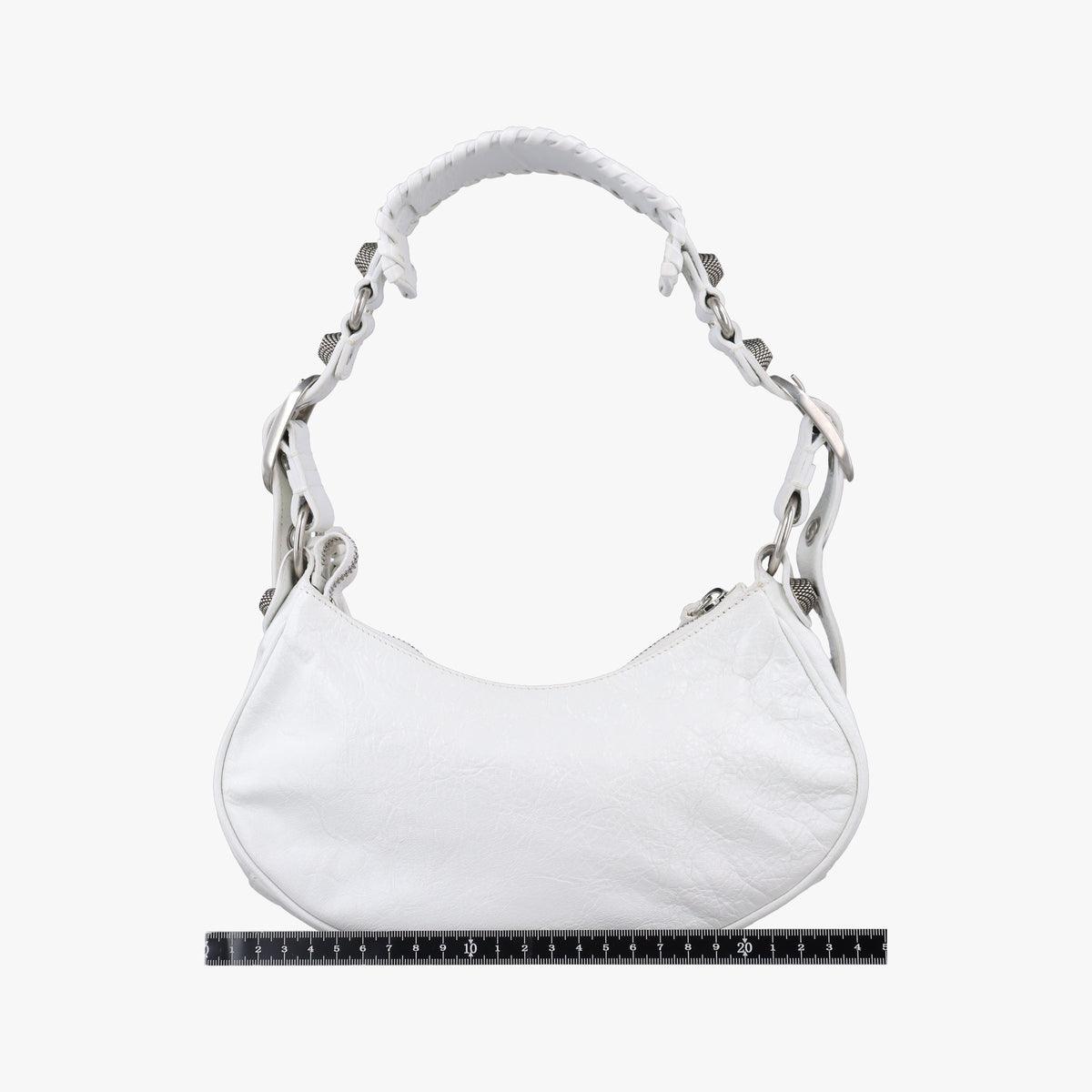 Secondhand Balenciaga Le Cagole White lambskin  shoulderbag | stylenewstar