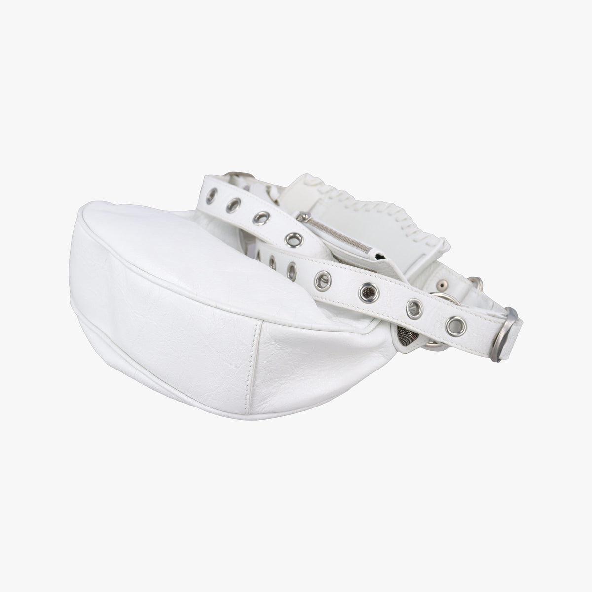 Secondhand Balenciaga Le Cagole White lambskin  shoulderbag | stylenewstar