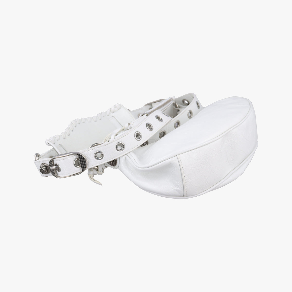 Secondhand Balenciaga Le Cagole White lambskin  shoulderbag | stylenewstar