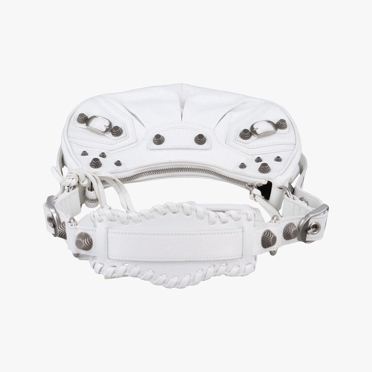 Secondhand Balenciaga Le Cagole White lambskin  shoulderbag | stylenewstar