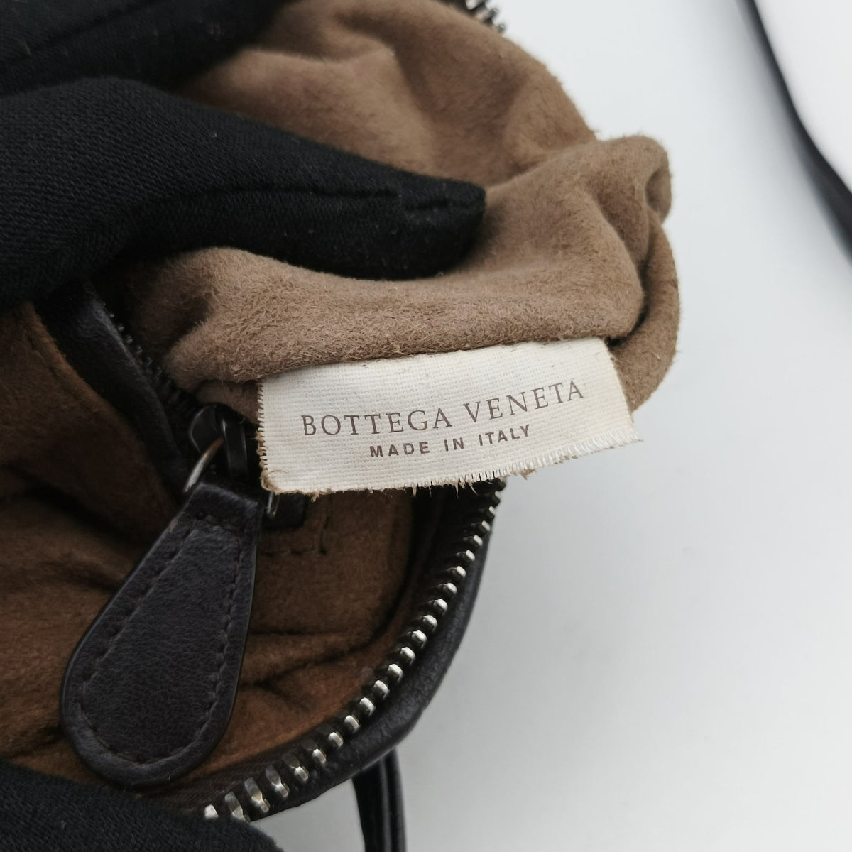 Pre-owned Bottega Veneta Nodini Intrecciato Brown Lambskin  shoulderbag | stylenewstar