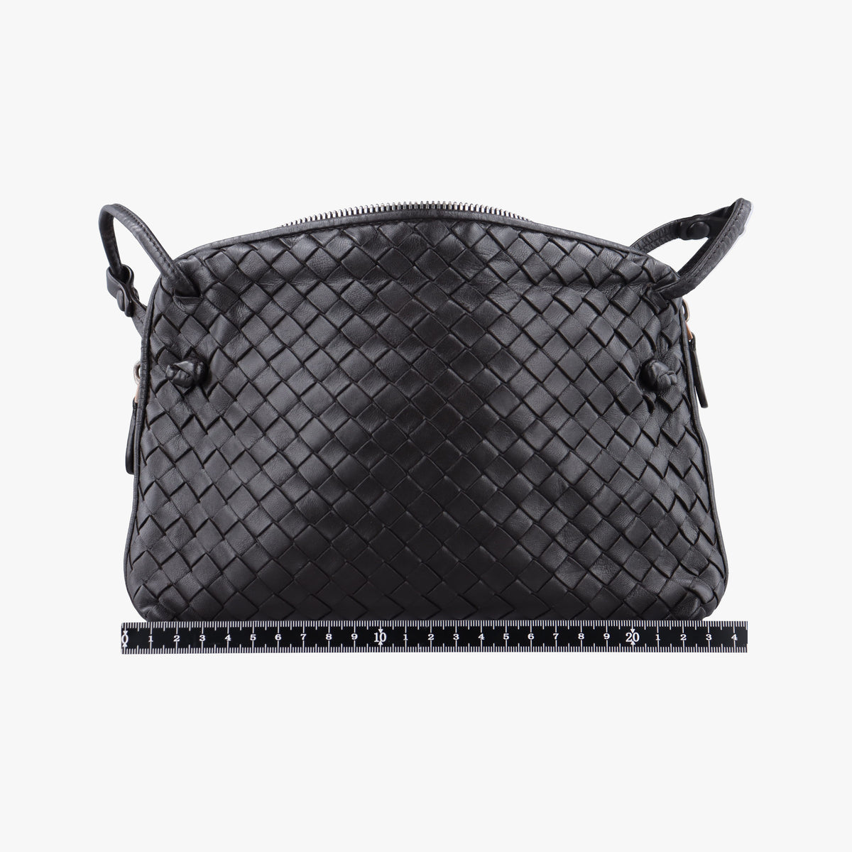 Pre-owned Bottega Veneta Nodini Intrecciato Brown Lambskin  shoulderbag | stylenewstar