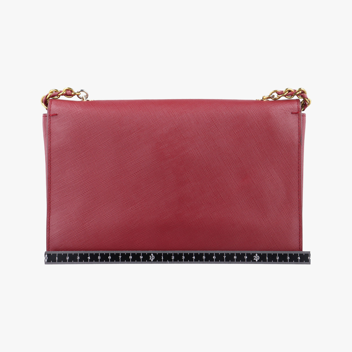 Pre-owned Ferragamo Ginny Red Leather  shoulderbag | stylenewstar