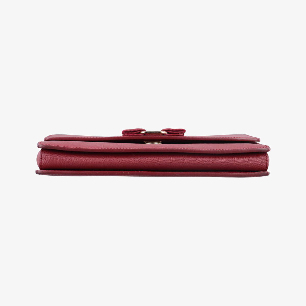 Pre-owned Ferragamo Ginny Red Leather  shoulderbag | stylenewstar