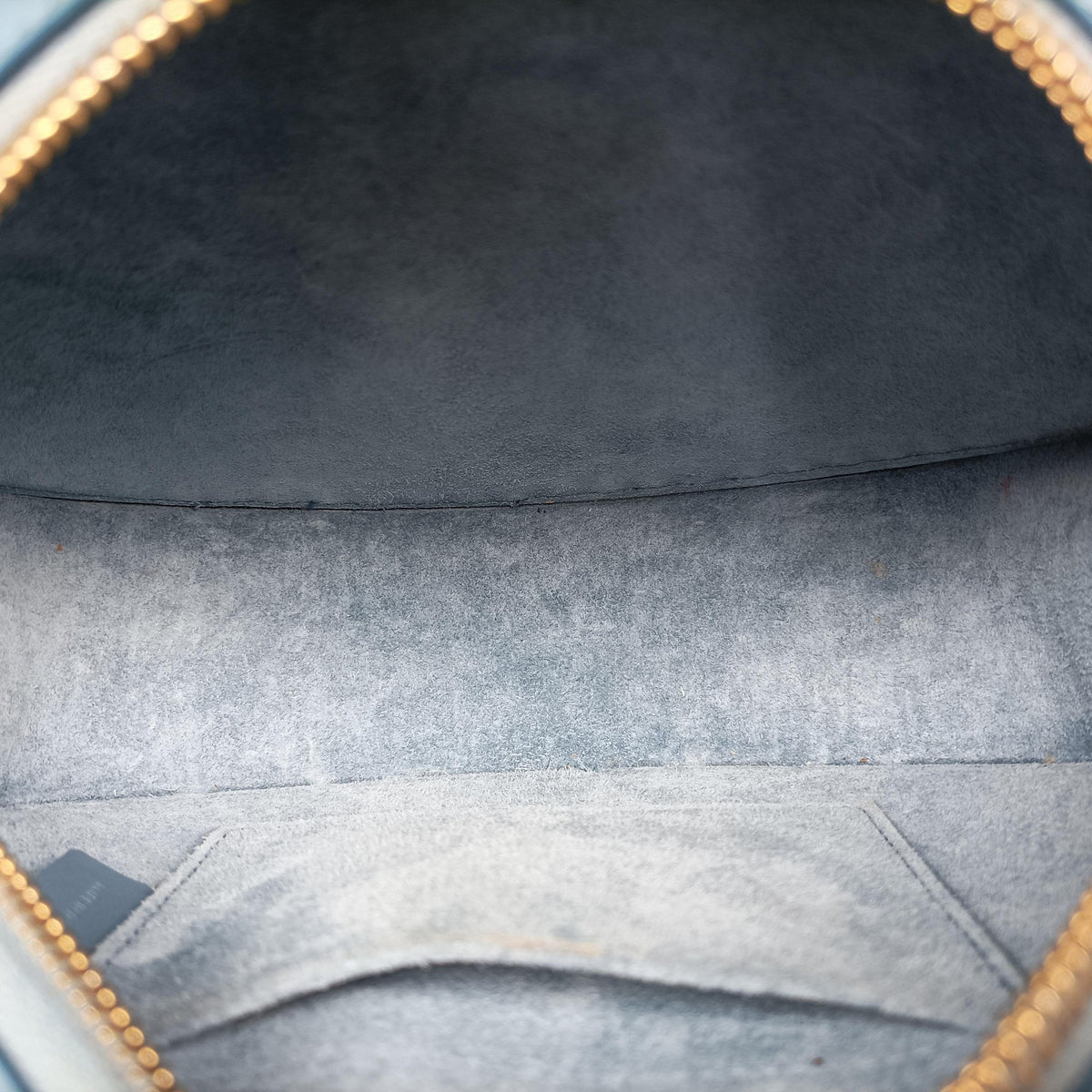 Pre-owned Celine Oval Purse Cuir Triomphe Blue Leather  shoulderbag | stylenewstar