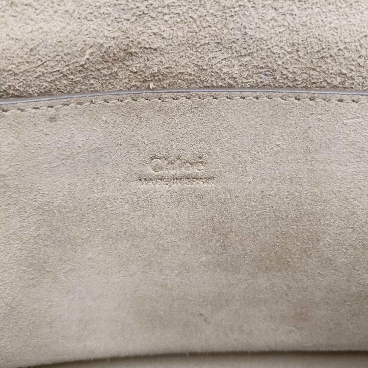 Vintage Chloe FAYE Grey Suede × leather  shoulderbag | stylenewstar