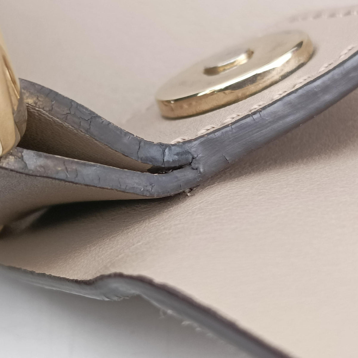 Vintage Chloe FAYE Grey Suede × leather  shoulderbag | stylenewstar