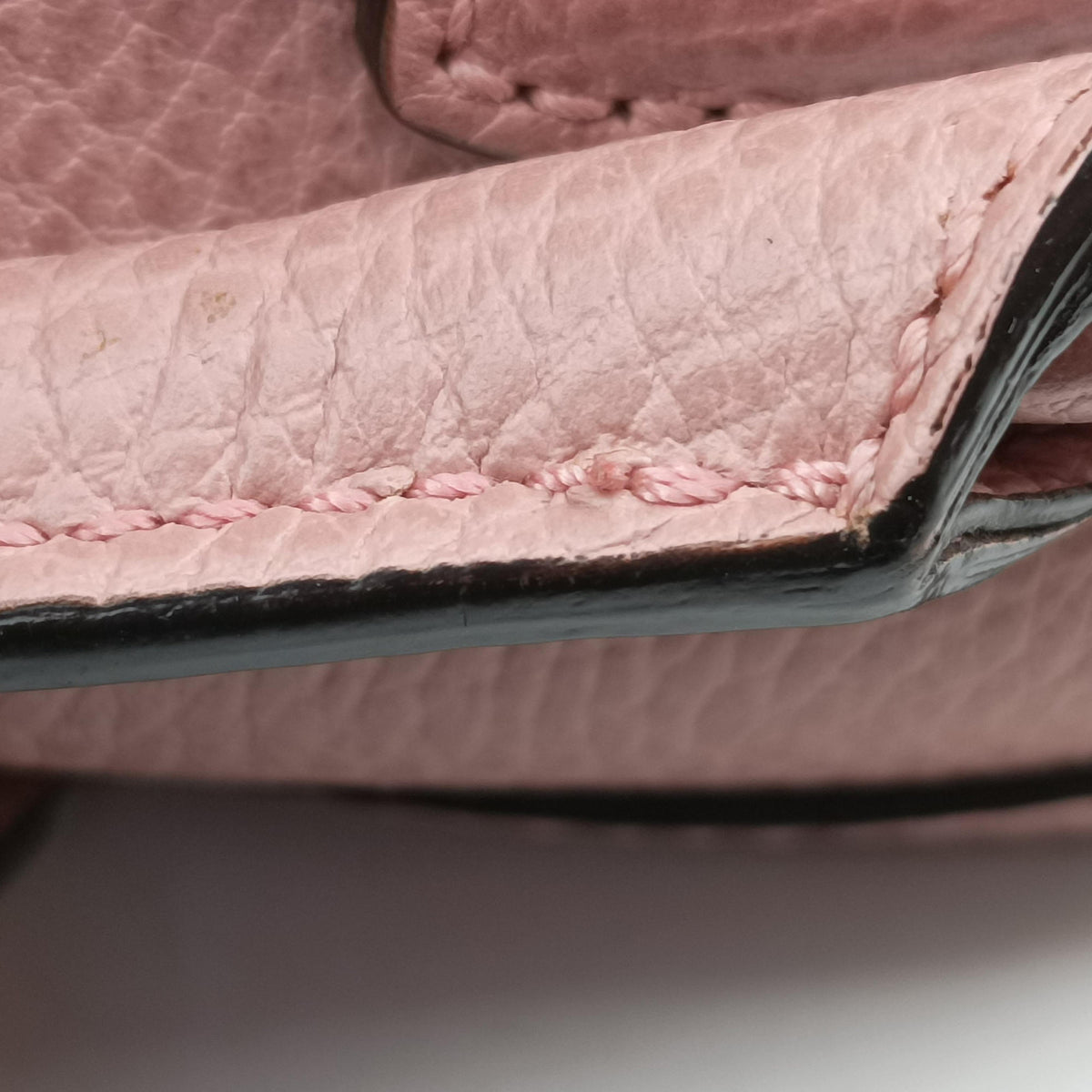 Pre-owned Gucci Interlocking G charm Dome Pink Leather 449661 shoulderbag | stylenewstar