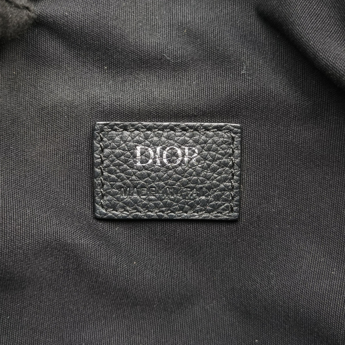 Pre-owned Christian Dior Saddle Navy Jacquard×Leather  bum bag/waist bag | stylenewstar