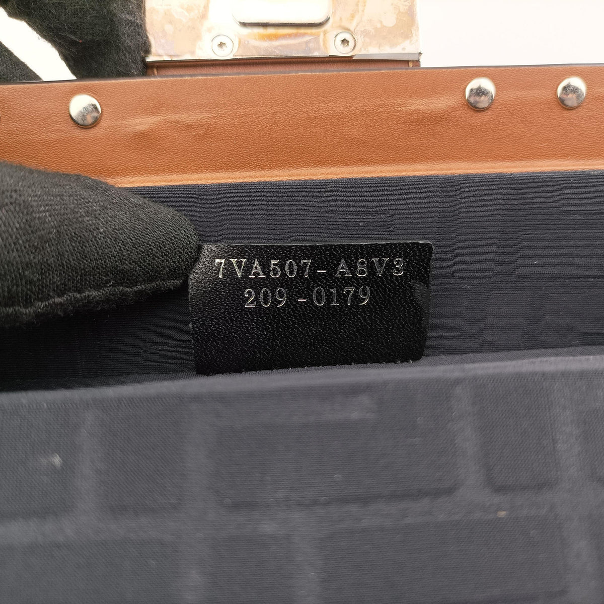 Pre-owned Fendi Zucca Trunk Brown PVC coated canvas×Leather 7VA507 shoulderbag | stylenewstar