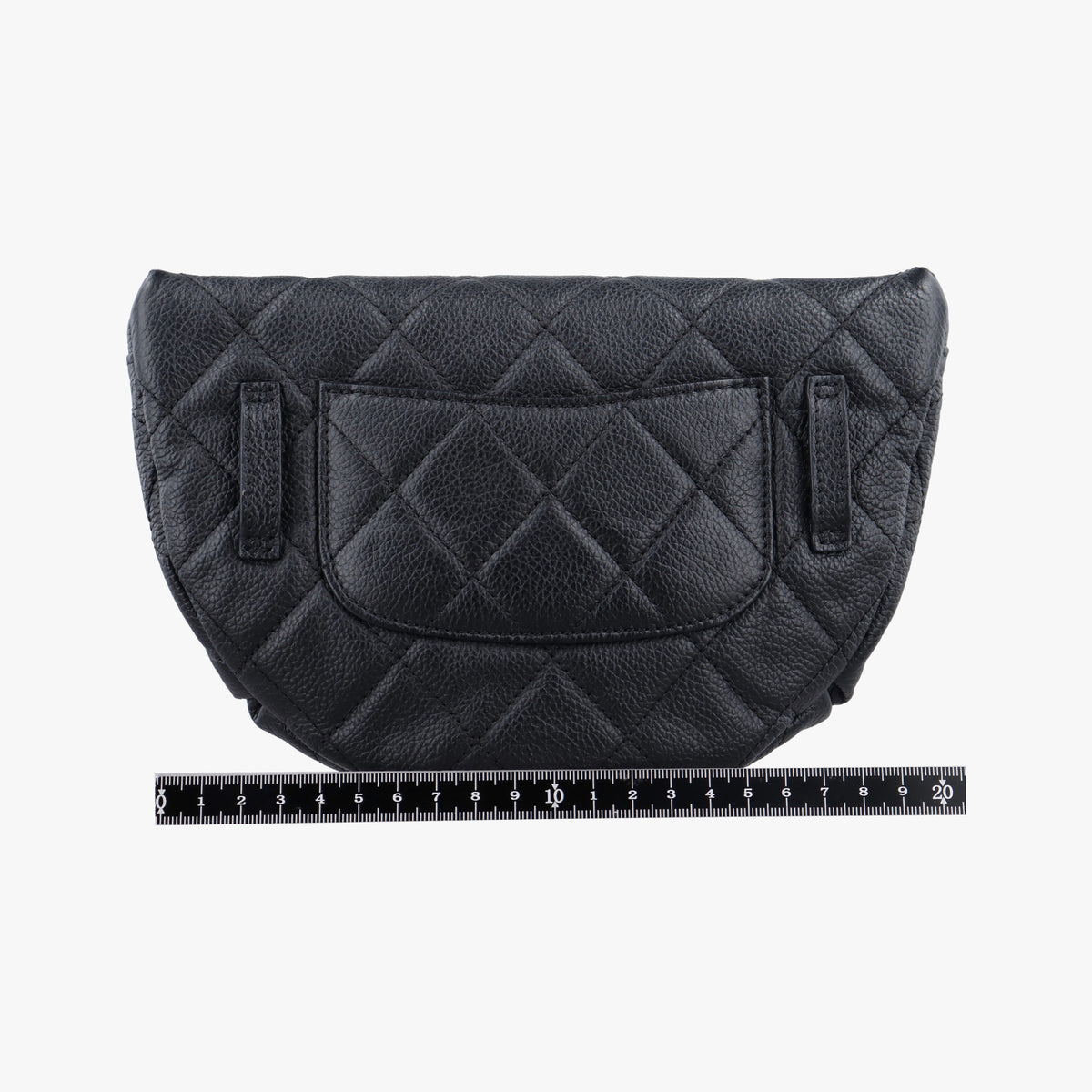 Pre-owned Chanel Uniform Black Leather  bum bag/waist bag | stylenewstar