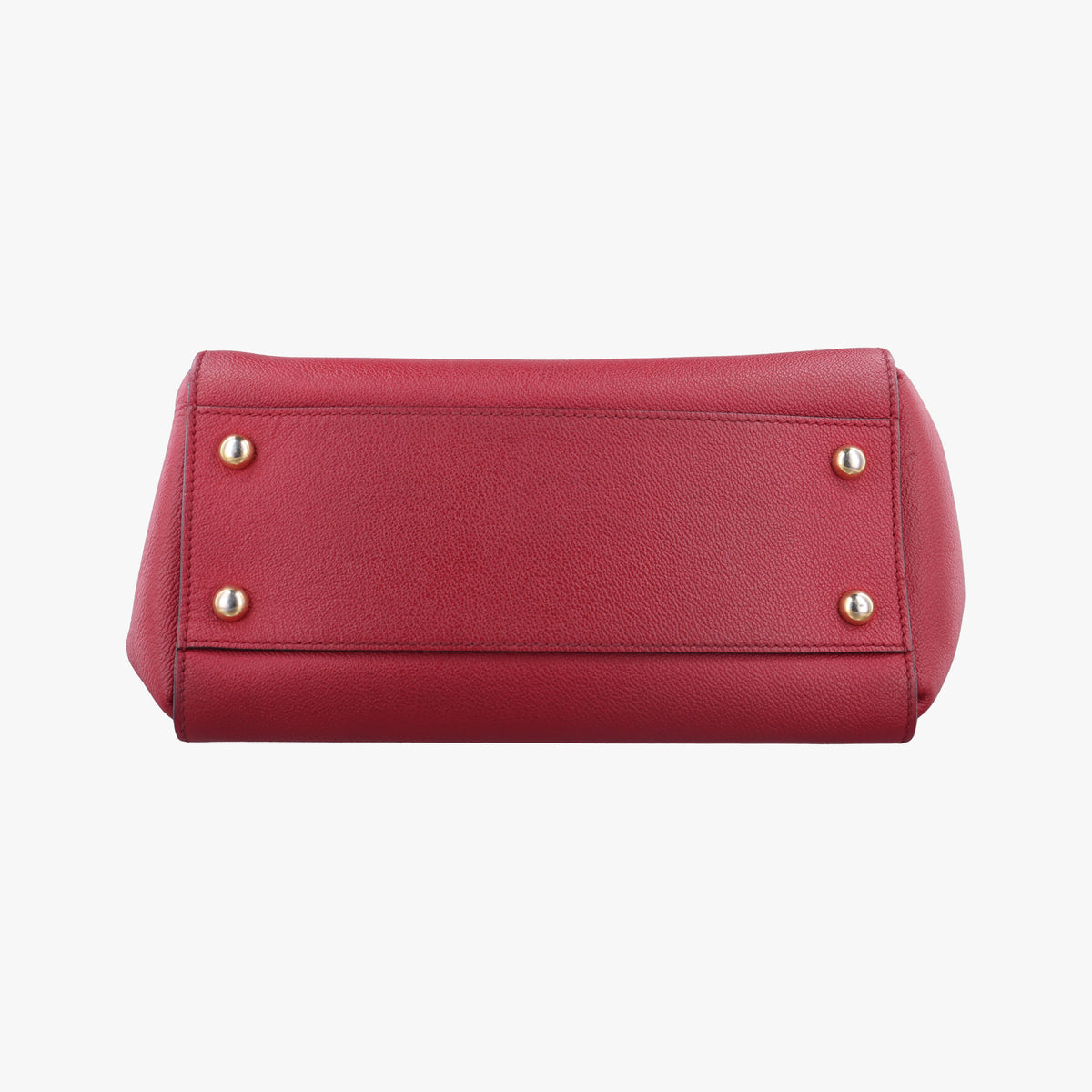 Pre-owned Burberry Buckle Red Leather  handbag | stylenewstar