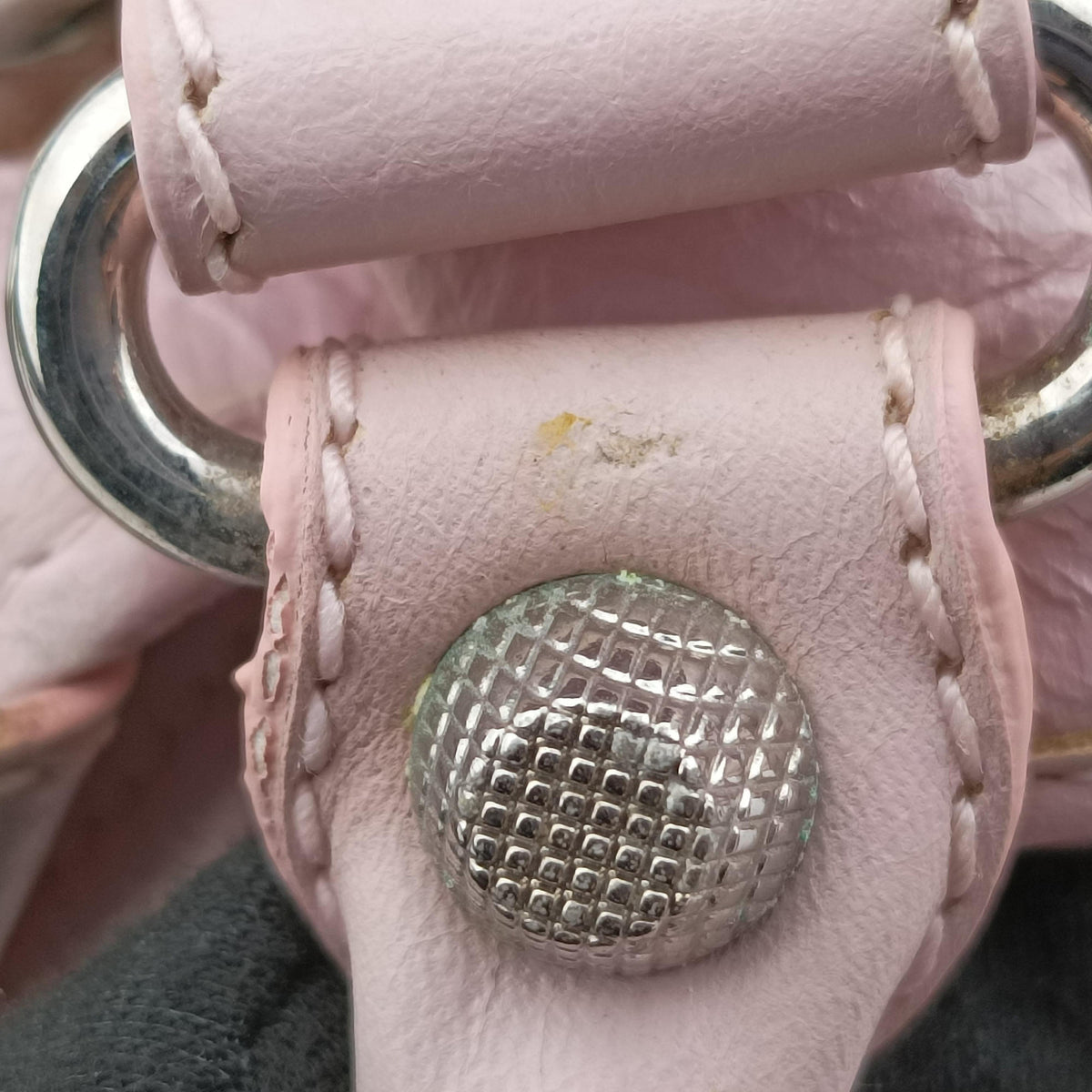 Secondhand Balenciaga Pompon Pink Lambskin  shoulderbag | stylenewstar