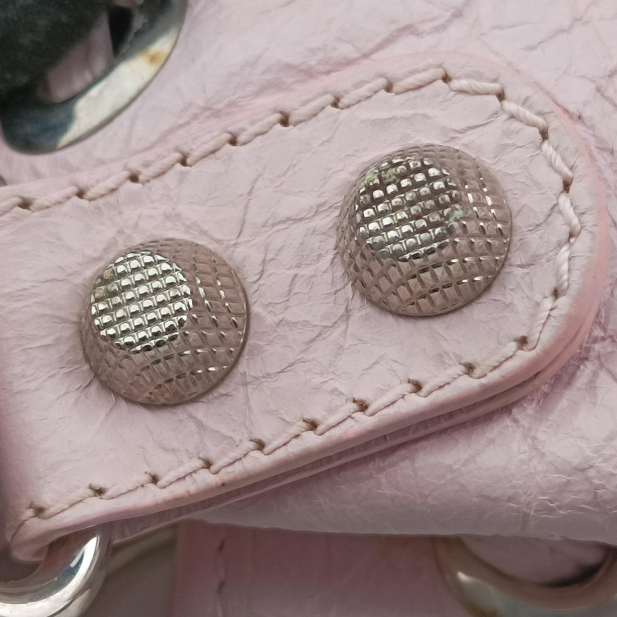 Secondhand Balenciaga Pompon Pink Lambskin  shoulderbag | stylenewstar
