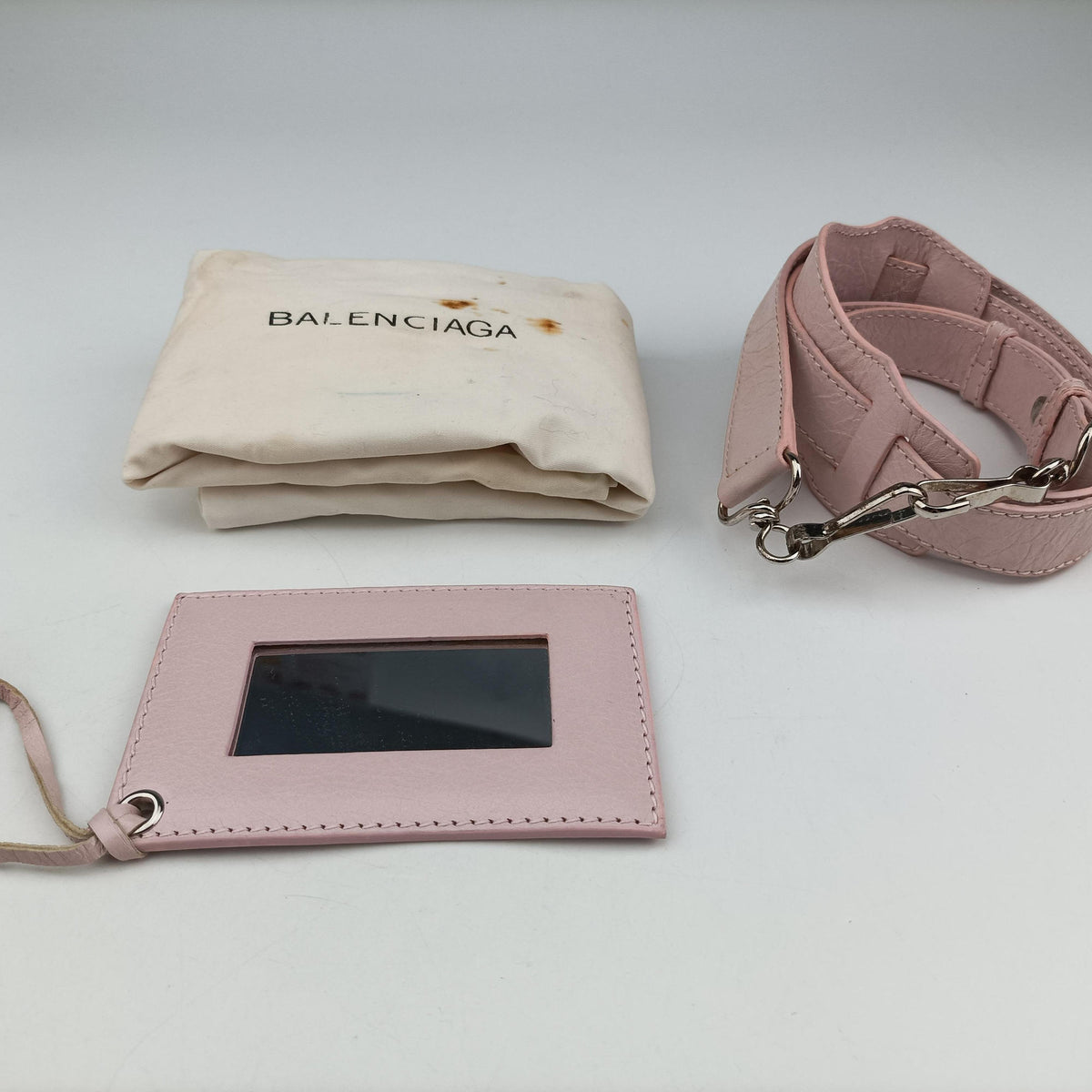 Secondhand Balenciaga Pompon Pink Lambskin  shoulderbag | stylenewstar