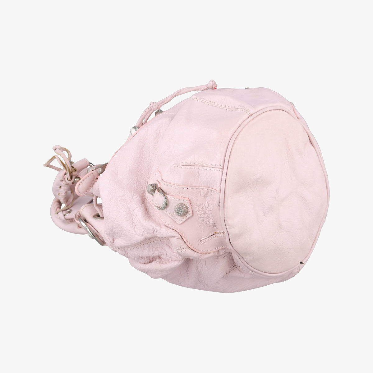 Secondhand Balenciaga Pompon Pink Lambskin  shoulderbag | stylenewstar