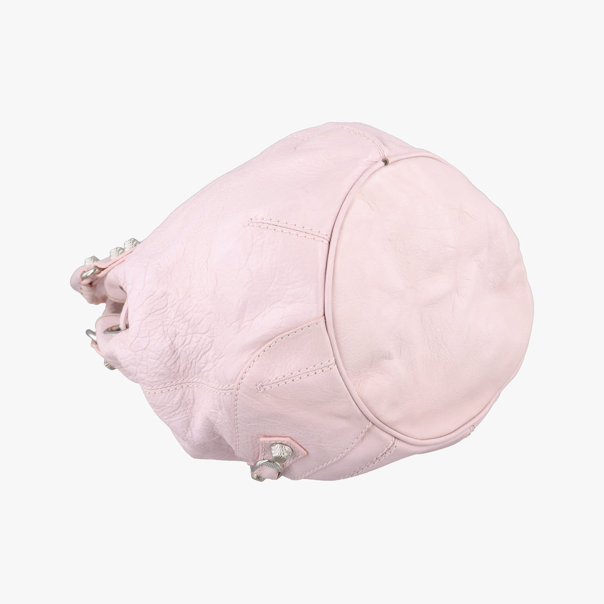 Secondhand Balenciaga Pompon Pink Lambskin  shoulderbag | stylenewstar