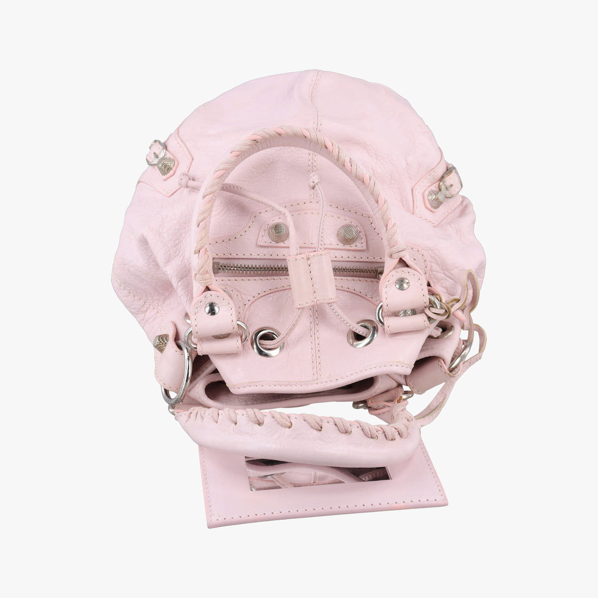 Secondhand Balenciaga Pompon Pink Lambskin  shoulderbag | stylenewstar