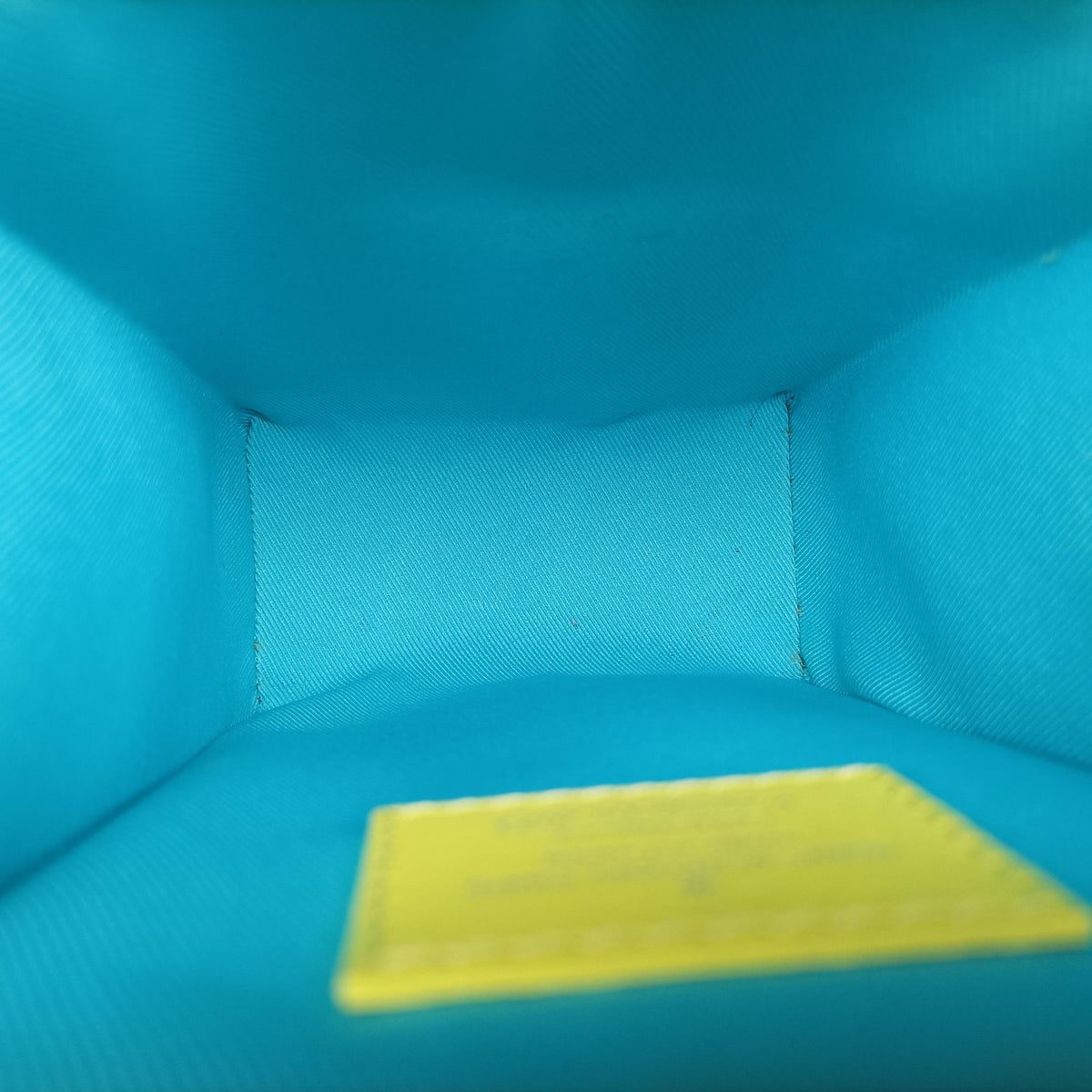 Pre-owned Louis Vuitton Vertical Trunk Yellow x Blue Monogram Playground M82007 shoulderbag | stylenewstar