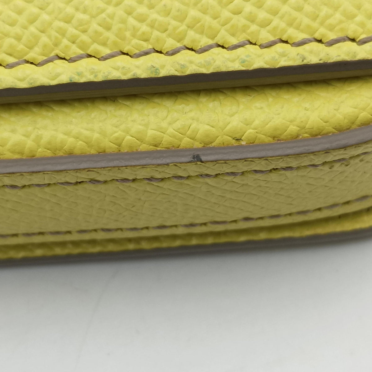 Pre-owned Dolce & Gabbana SICILY Yellow Leather  shoulderbag | stylenewstar