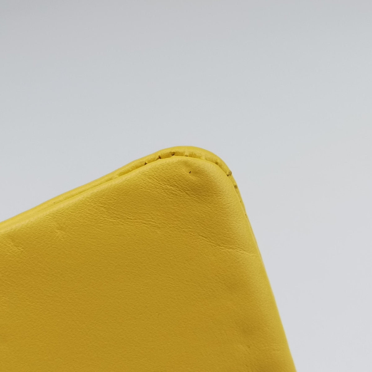 Pre-owned Christian Louboutin Sweet Charity Scarabe Spike Yellow Leather  shoulderbag | stylenewstar