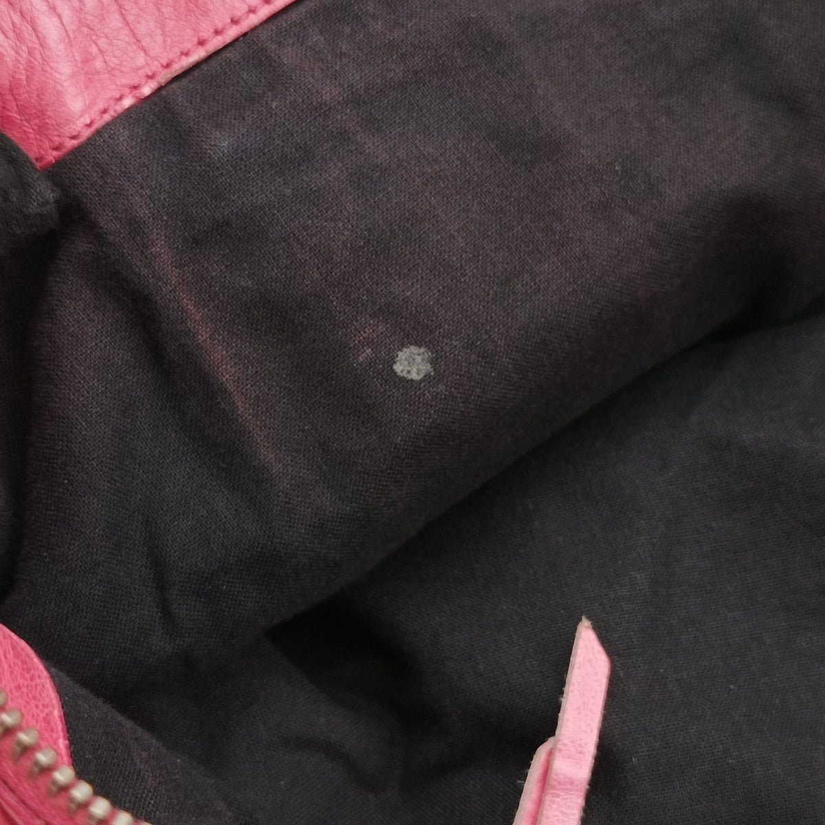 Pre-owned Balenciaga The Work Pink lambskin 132110 shoulderbag | stylenewstar