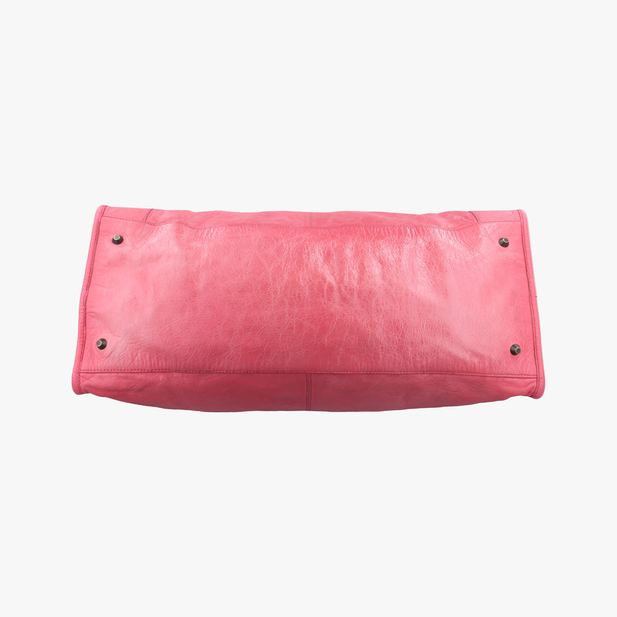 Pre-owned Balenciaga The Work Pink lambskin 132110 shoulderbag | stylenewstar