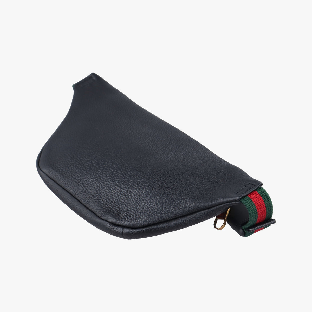 Vintage Gucci Print Black Leather 527792 bum bag/waist bag | stylenewstar